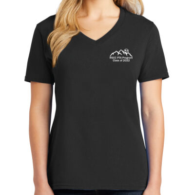 RSCCPTA 2022 Light Print - Ladies Core Cotton V Neck Tee Thumbnail