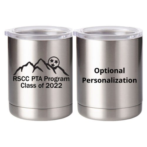 RSCCPTA22 Personalized  - 10 oz Silver Stainless Steel Short Tumbler Thumbnail