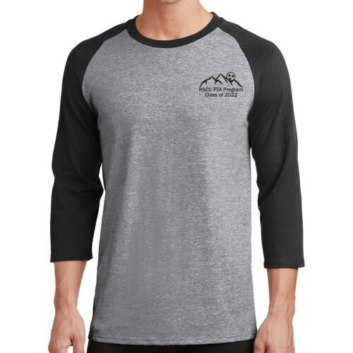RSCCPTA 2022 Dark Print - Core Blend 3/4 Sleeve Raglan Tee Thumbnail