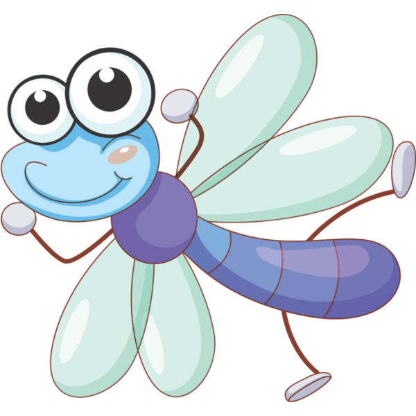 Cartoon Dragonfly 1 Thumbnail