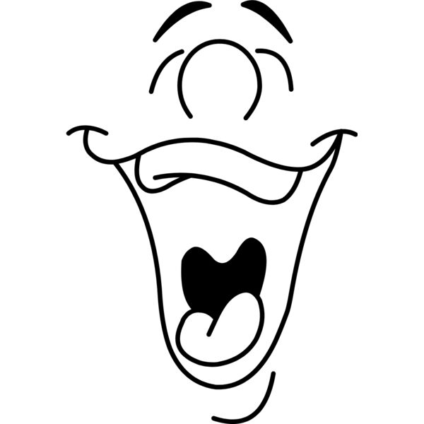 Cartoon Laughing Face 1 Thumbnail
