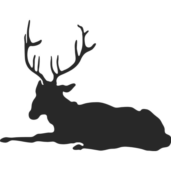 Deer Buck Silhouette 12 Thumbnail