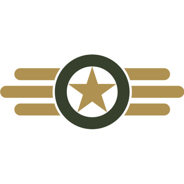 Military Star Wings Emblem 3 Thumbnail