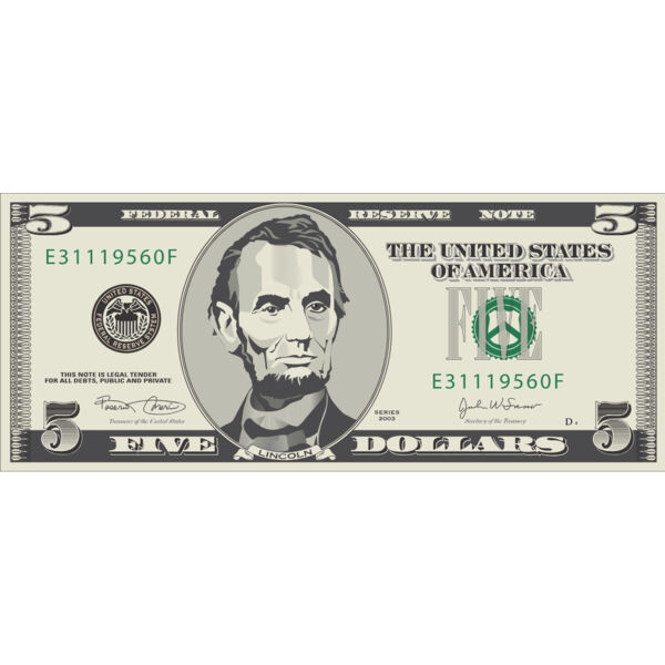 Five Dollar Bill 1 Thumbnail