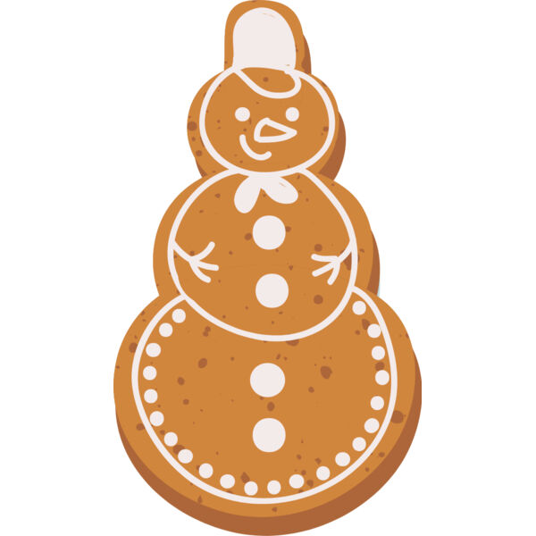 Gingerbread Cookie Snowman 1 Thumbnail
