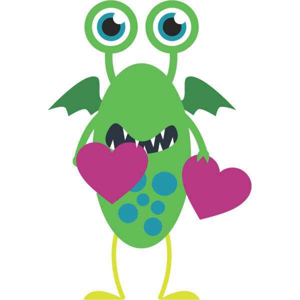 Cute Monster Heart 8 Thumbnail