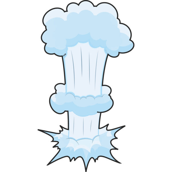 Comic Book Dust Cloud Explosion 1 Thumbnail