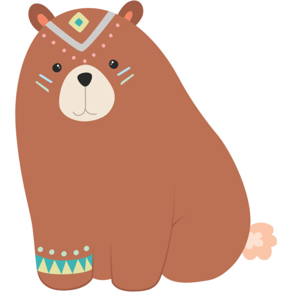 Woodlands Tribal Bear 1 Thumbnail