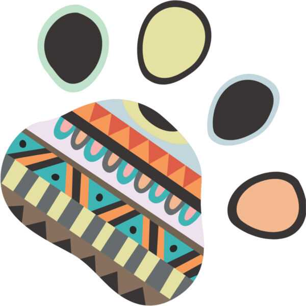 Woodlands Tribal Paw Print 1 Thumbnail