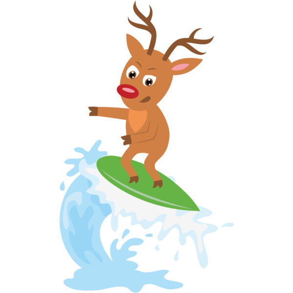 Christmas Reindeer Surf 2 Thumbnail
