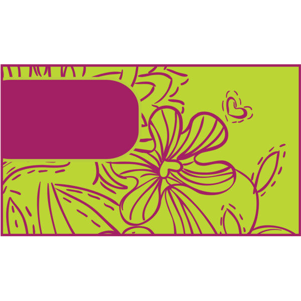 Floral Business Card Background 2 Thumbnail