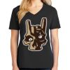 Ladies Core Cotton V-Neck Tee Thumbnail