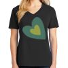 Ladies Core Cotton V-Neck Tee Thumbnail