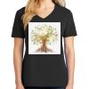 Ladies Core Cotton V-Neck Tee Thumbnail